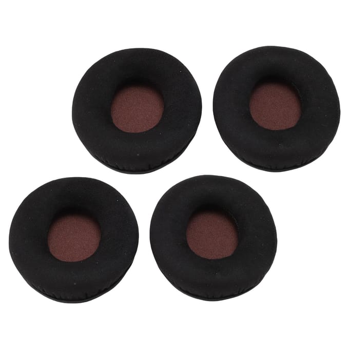2 Paar Oorkussens Geschikt voor Sennheiser Momentum On Ear Koptelefoon Microvezel Leer Spons Koptelefoon Oorkussen Kussens black