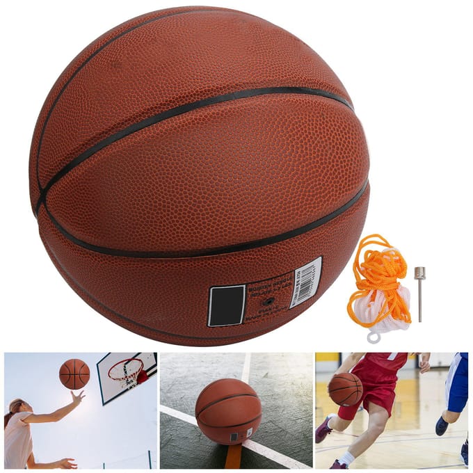 Rubber Maat 7 Cement Training Competitie Basketbal Sportuitrusting Levering Rood brown