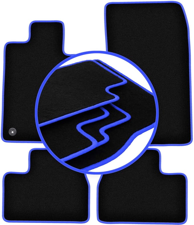CARLUX-BLUE automatten voor: BMW 3 E30 sedan, stationwagen (1982-1994)