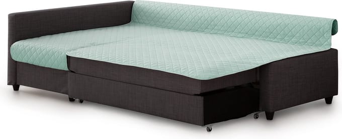 Belmarti Frilena slaapbankbeschermer 180 cm - mint - links