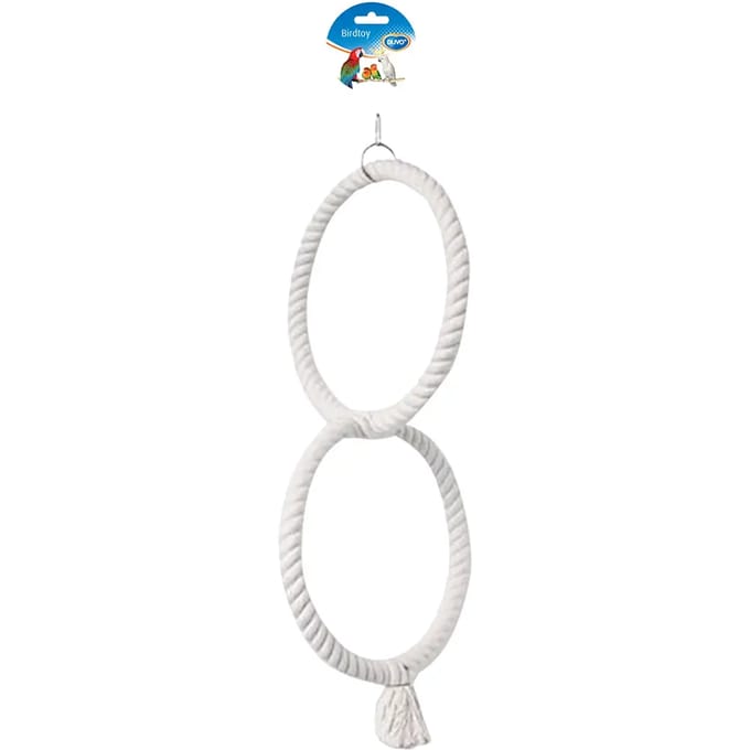 Papegaaienspeeltje met 2 ringen Duvoplus