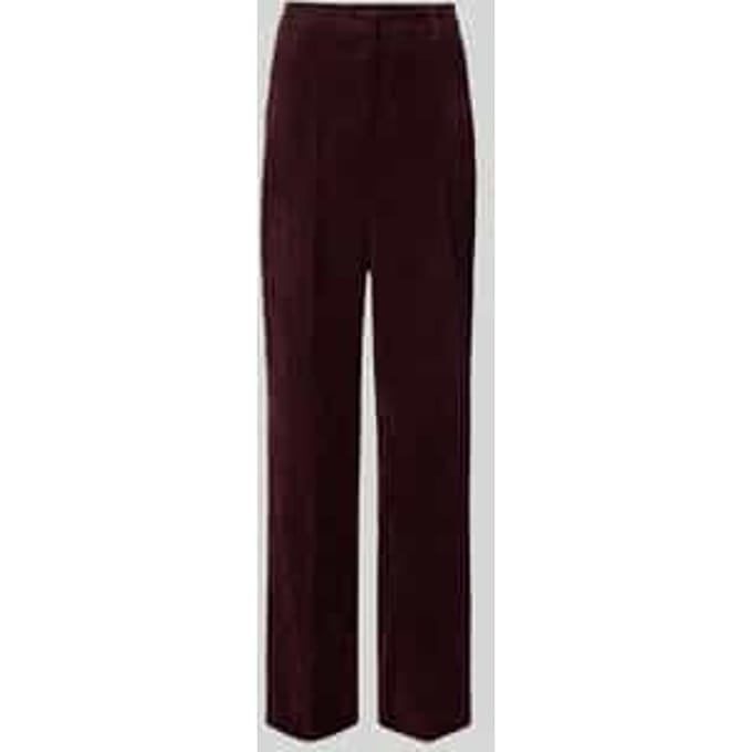Regular fit corduroy broek met aangezette zakken model 'AMELIE'