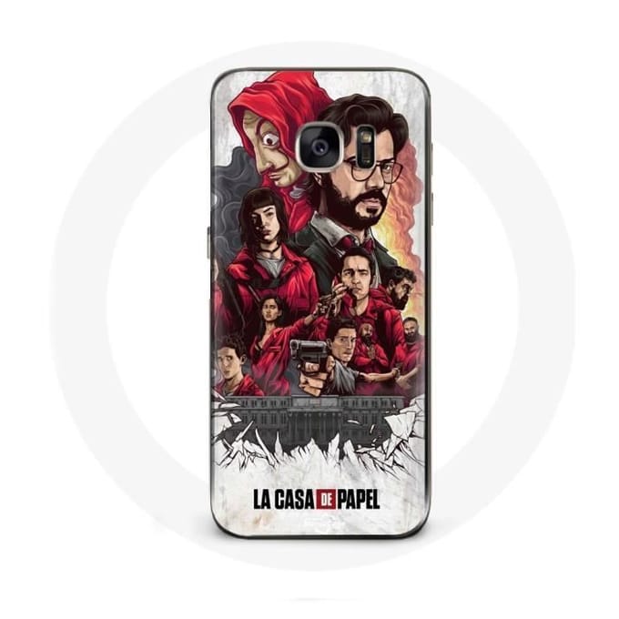 Samsung Galaxy S7 hoesje La Casa De Papel posterkunst