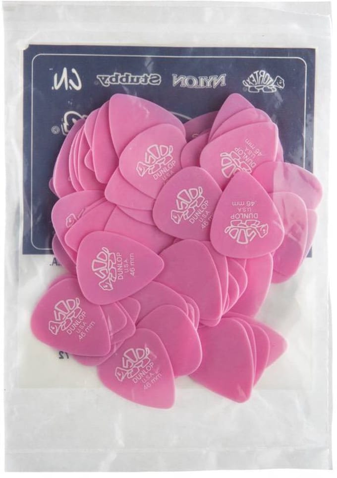 Dunlop 41R46 Delrin 500 Plectrum 0.46mm 72-Pack
