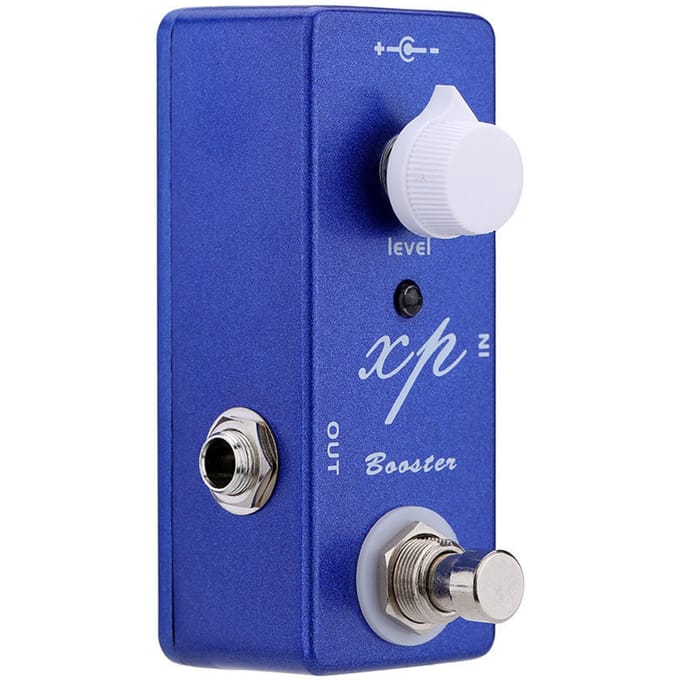 XP Booster Elektrisch Gitaar Effectpedaal Mini Single Effect met Clean Boost True Bypass blauw