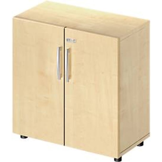Schäfer Shop Select LOGIN kast, 2 dossierhoogtes, B 800 x D 420 x H 788 mm, Ahorn decor/maple decor