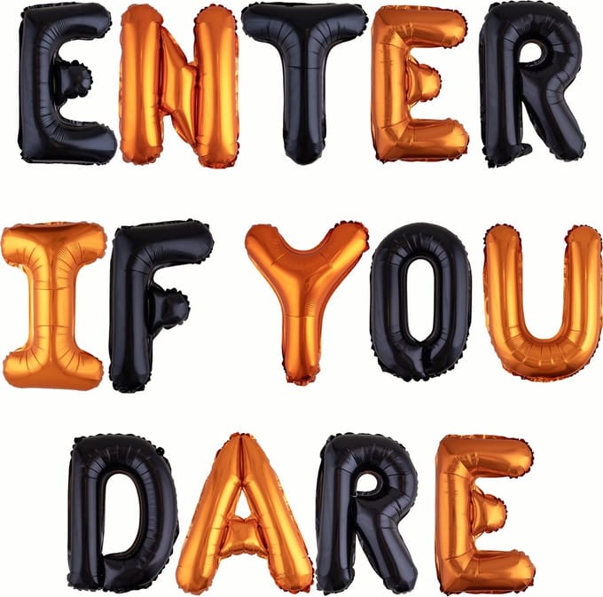 Halloween Ballonnenset Enter If You Dare