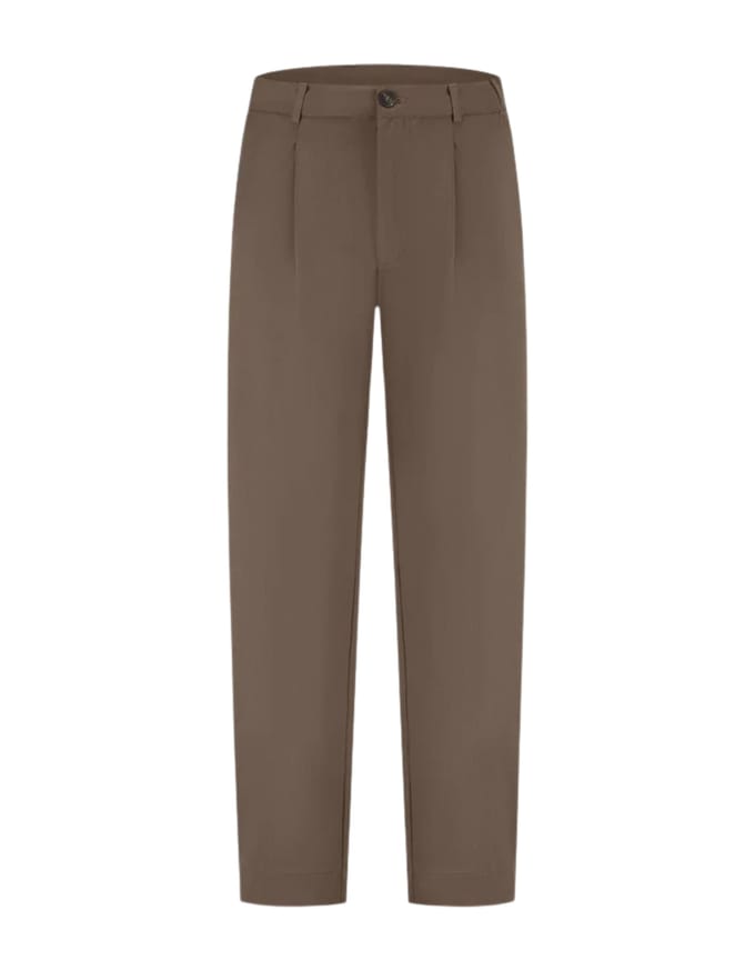 Duquezzi Wool Blend Trousers Pantalons Bruin Dqa50026009