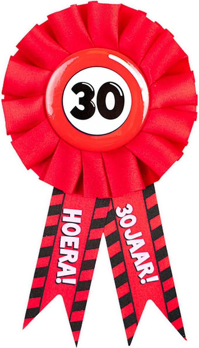 Leeftijden rozet 30 jaar