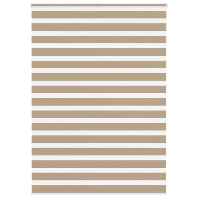 vidaXL - Zebra - Blind - 155x230 - cm - stofbreedte - 150,9 - cm - polyester - zandbruin