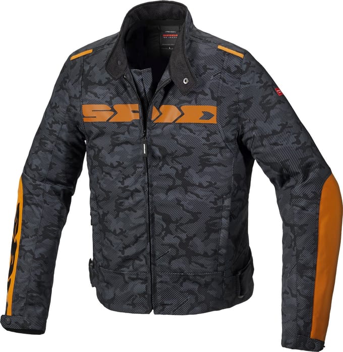 Spidi Solar H2Out Jas Zwart Camouflage - Jas