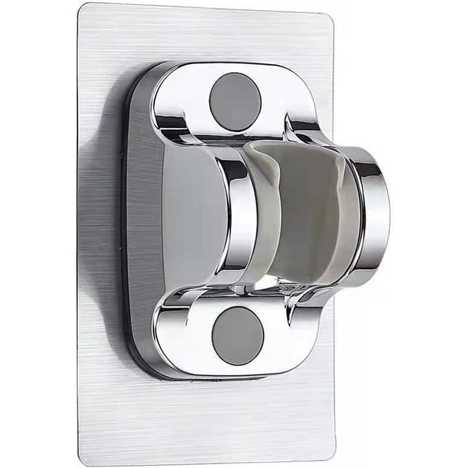 Support de douche sans support de poinçonnage, accessoires de douche réglables, accessoires de salle de bain argenté