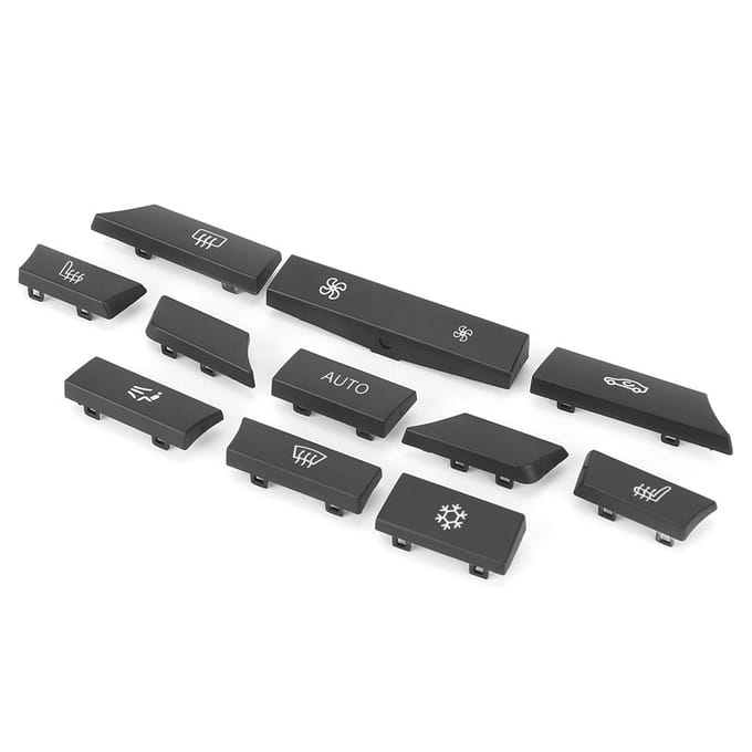11 stuks Auto Interieur Accessoire AC Airconditioning Knop Past voor X5 X6 14 18 black