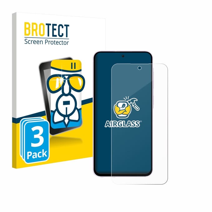 Screenprotector 3 Stuks voor Samsung Galaxy A56 5G Beschermglas transparant
