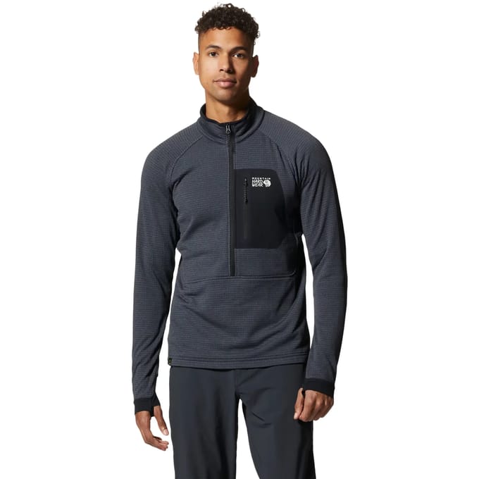 Wandeljack met halve rits Mountain Hardwear Polartec® Power Grid