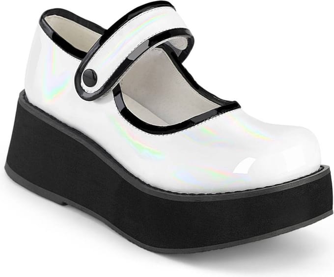 DemoniaCult - SPRITE-01 Lage schoenen - US 7 - 37 Shoes - Wit