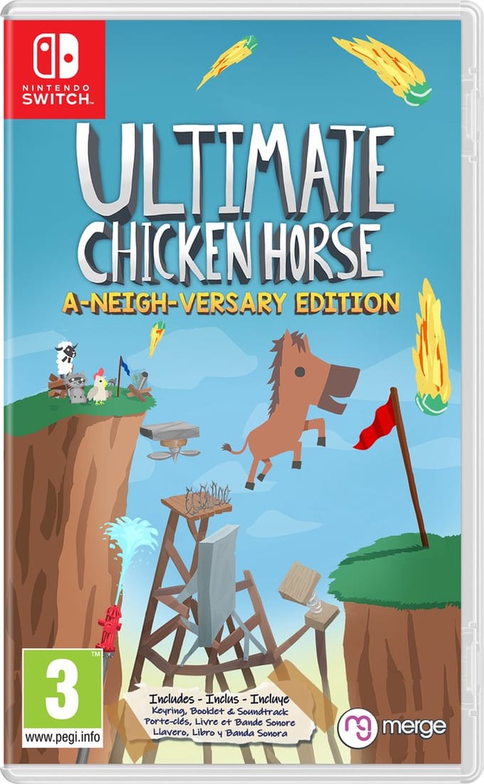 Ultimate Chicken Horse: Een-Neigh-Versary Editie - Nintendo Switch - Platformgame