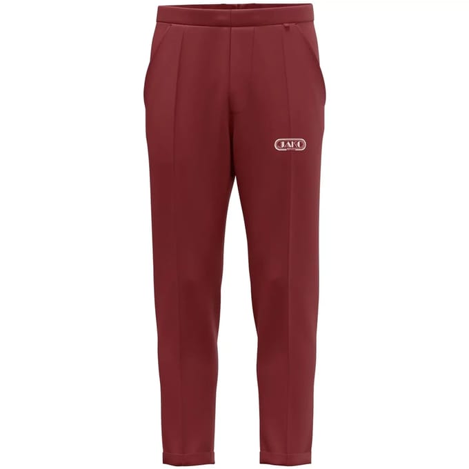 Jako Wardrobe Tracksuit Broek Heren - Robijnrood | Maat: M