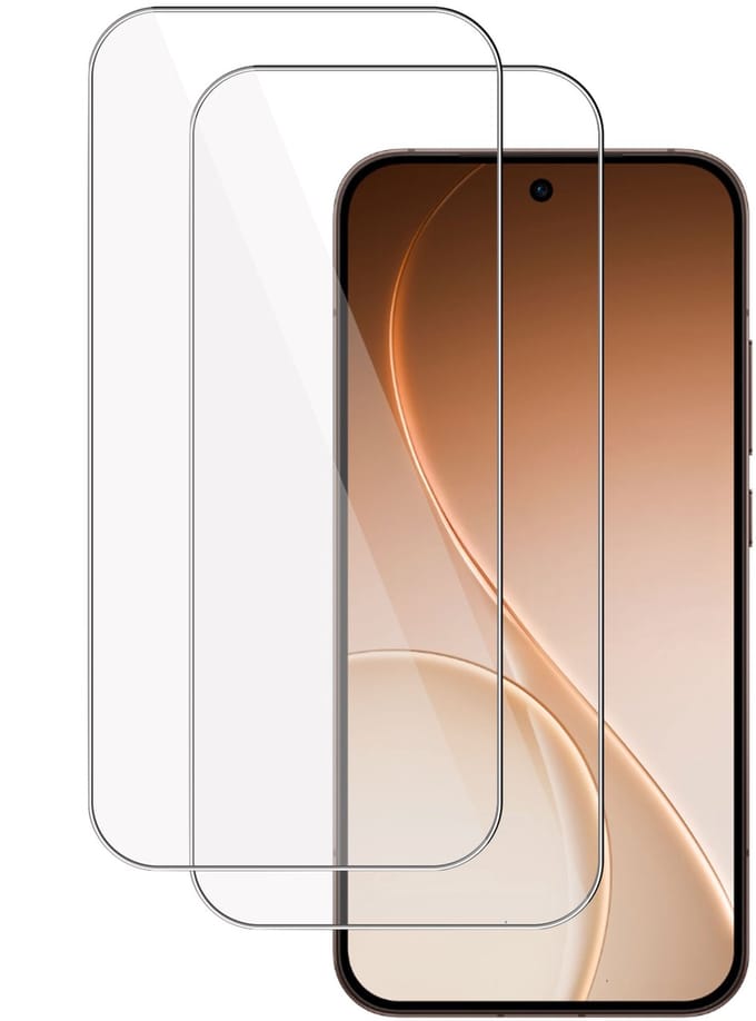 2x TechNow Screenprotector geschikt voor OPPO Reno 15 Screenprotector - Gehard Glas - Rounded - Proteqt+