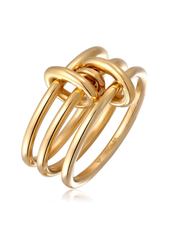 Elli - Ring - Elli Ring zonder Stenen Dames Knoop 925 Sterling Zilver Feest / Oudejaarsavond - Dames