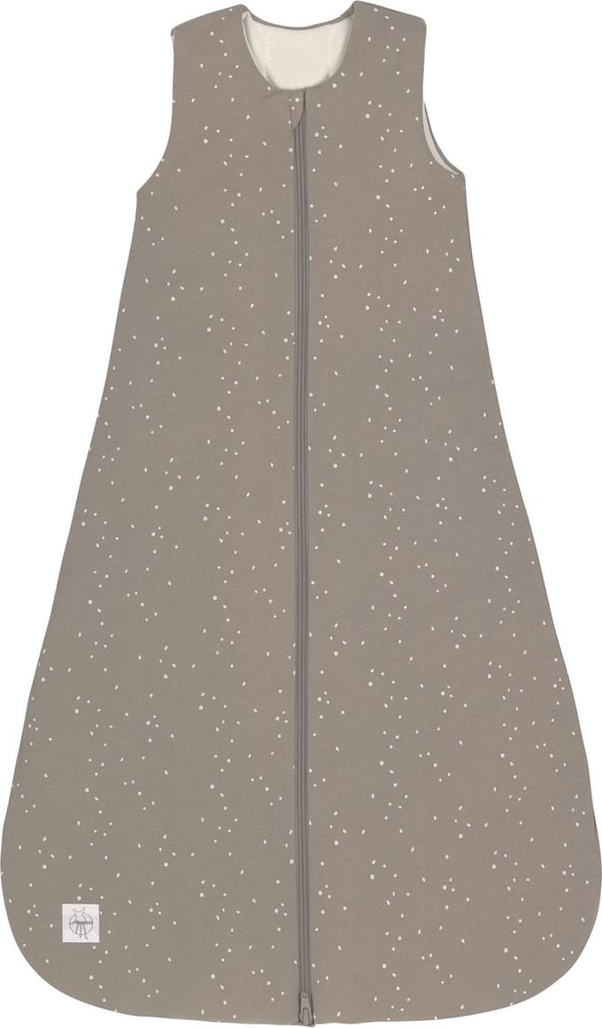 LÄSSIG babyslaapzak 4 seizoenen Sprinkle taupe, mt 50/56, 0-2 mnd