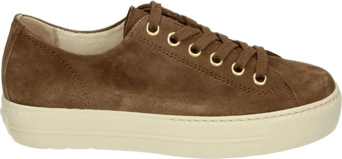 Paul Green - 4790 - Lage sneakersDames sneakers - Kleur: Bruin - Maat: 41