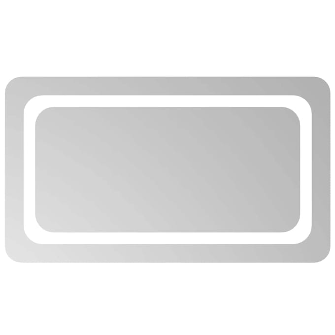 vidaXL - Badkamerspiegel - LED - 70x40 - cm