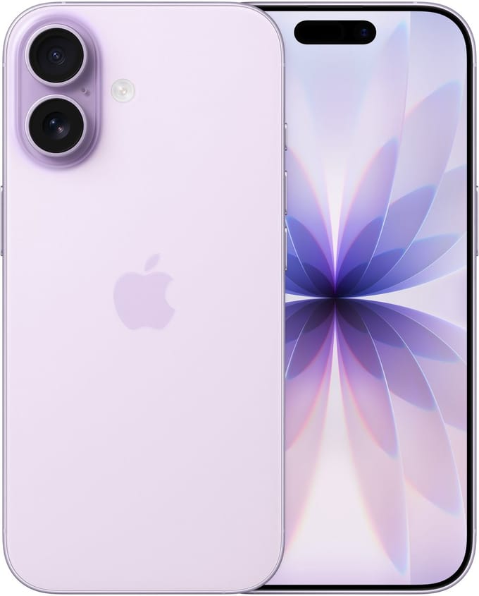 Apple iPhone 17 16 cm (6.3") Dual SIM iOS 26 5G USB Type-C 256 GB Lavendel