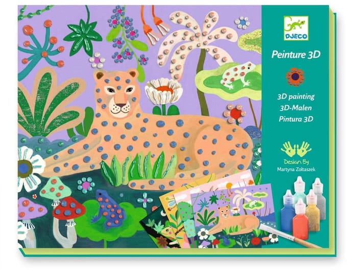 Djeco schilderen Tropisch woud - Creatief speelgoed FSC MIX.