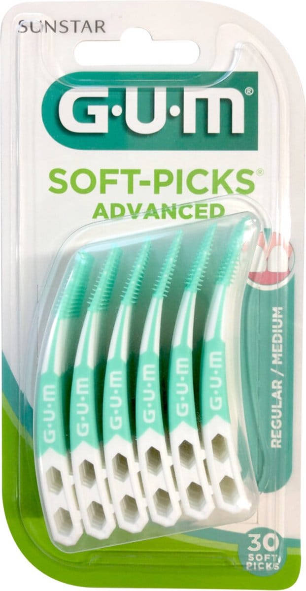 3x GUM Soft-Picks Advanced Small 30 stuks