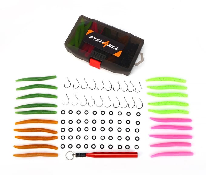 Fish4All Whacky Worm Box (91pcs) - Kunstaas Set