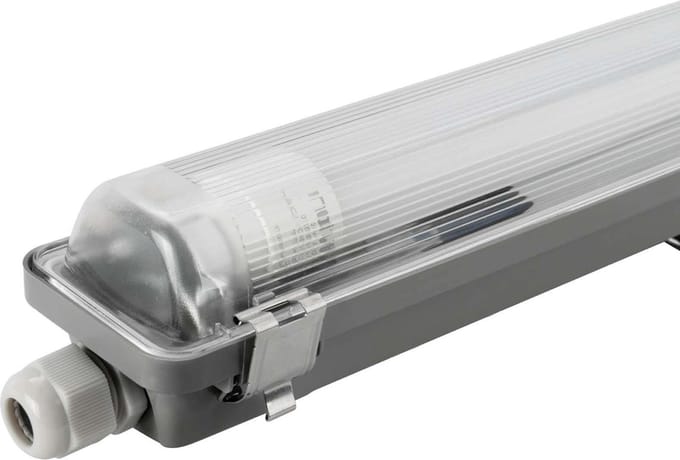 Ledvion - LED TL Armatuur - 60CM - 7W - 4000K - 1120L - IP65 - LED Buis