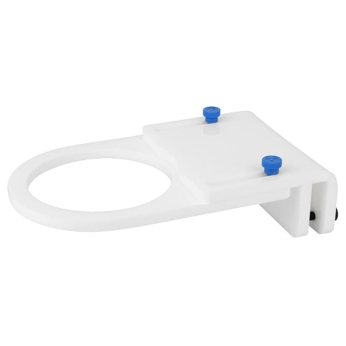 Support de sac filtrant rétractable en acrylique blanc pour aquarium white
