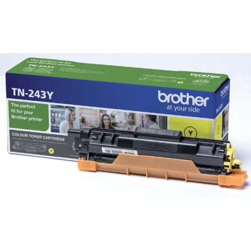 Toner Brother TN-243Y, printcapaciteit ca. 1000 pagina's, geel