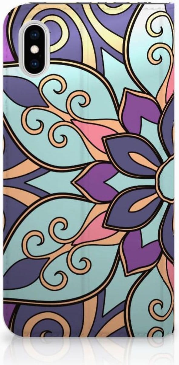Apple iPhone Xs Max Smart Cover Purple Flower