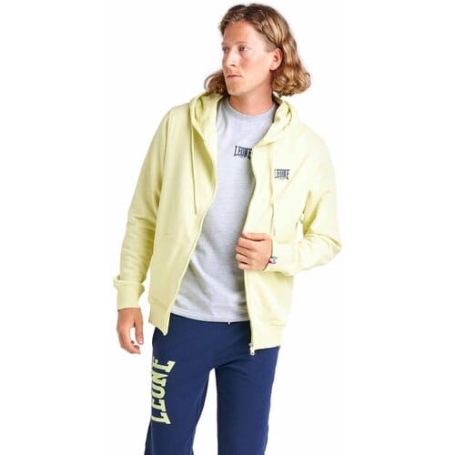 Capuchon sweaters Leone 1947 Man Hoody Full Zip Small Logo