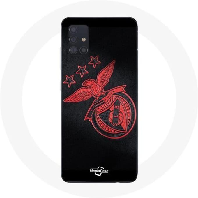 Coque - Maniacase - Samsung Galaxy A51 - Noir - Souple - Motif Benfica noir