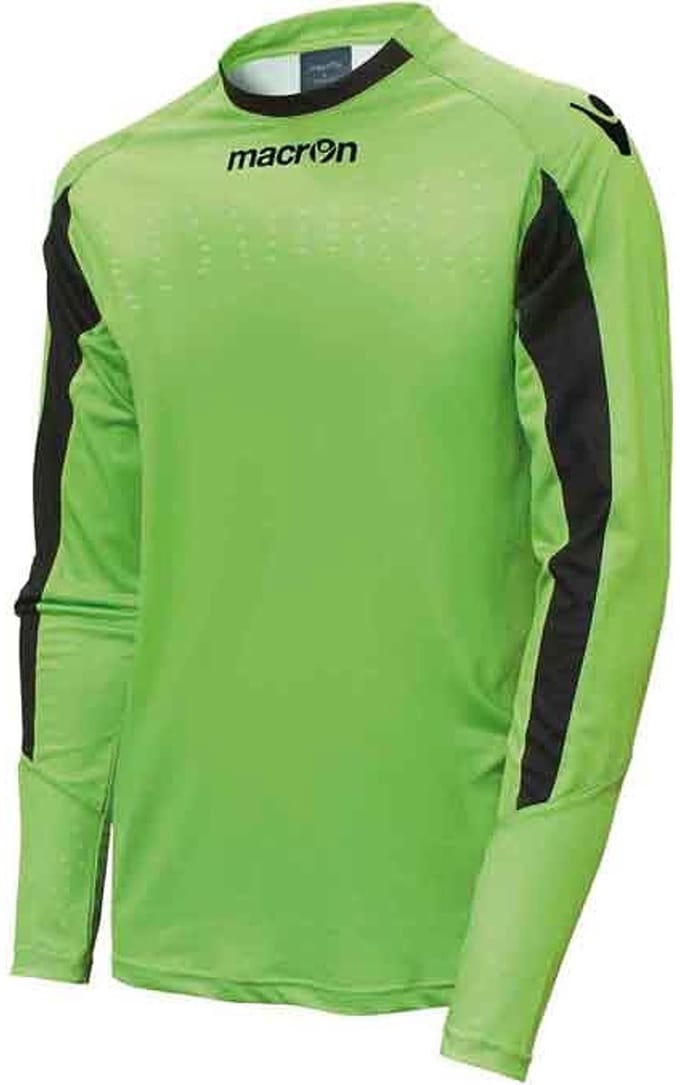 Macron Castor Keepershirt Lange Mouw Heren - Zwart / Groen | Maat: M