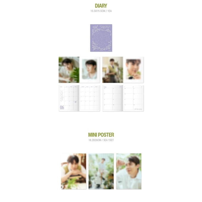 NICHKHUN - 2025 Seizoensgroeten [De Geheime Tuin] KPOP MERCH POB white