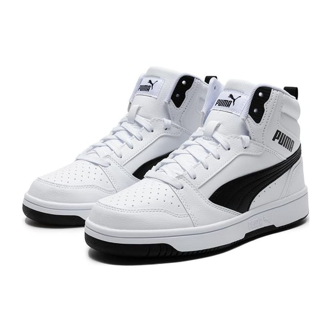 PUMA Rebound v6 Unisex Sneakers - Wit/Zwart