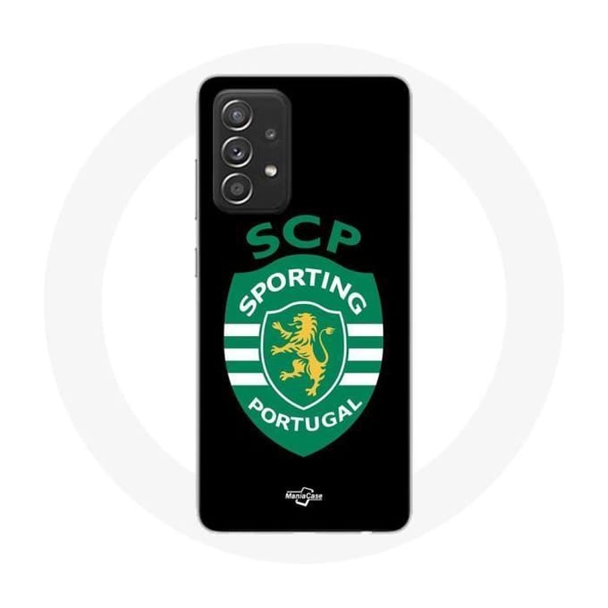 Coque - Maniacase - Samsung Galaxy A52 - Noir - Souple - Sporting Portugal noir