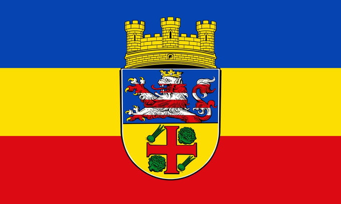 Vlag Gross-Gerau 100x150cm