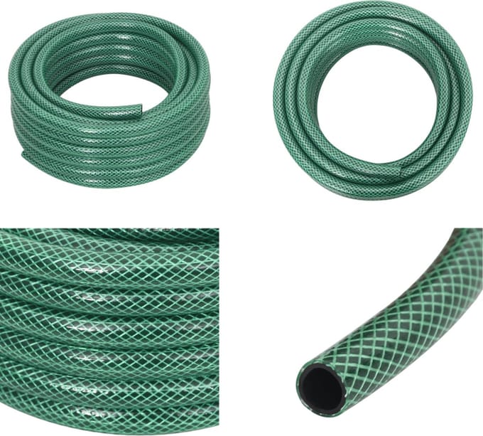 vidaXL - Tuinslang - 0,5'' - 30 - m - PVC - groen