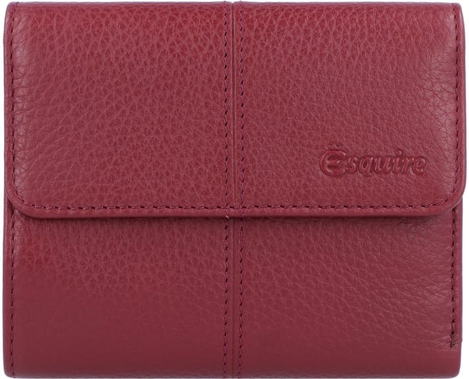 Esquire Portemonnee Verona Lady Wallet RFID Red Donkerrood
