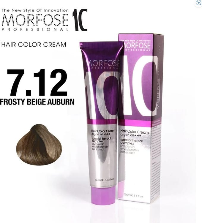 Morfose Color Cream 7.12 Frosty Beige Auburn 100ml