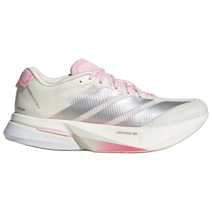 Adidas Adizero Boston 13 Sneakers Dames - Wit - Maat 40 - Mesh/Synthetisch