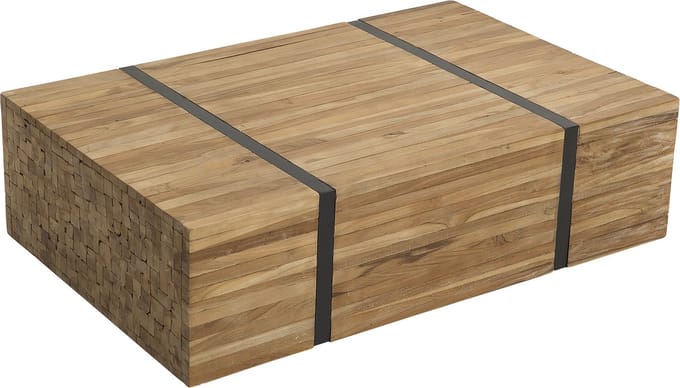 GANDER - Salontafel - Lichte houtkleur - Teakhout