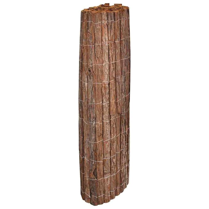 vidaXL - Schorsschutting - 100 - x - 600 - cm - Schors - Bruin