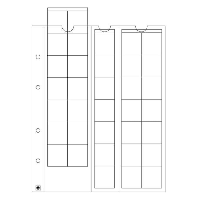 Leuchtturm Optima 27 muntbladen - 5 stuks