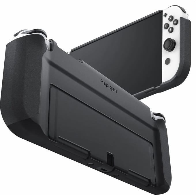 Spigen Thin Fit - black - Nintendo Switch OLED - Miscellaneous Accessoires voor spelconsole - Nintendo Switch OLED